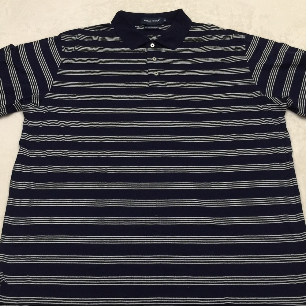 Polo Golf Classic Striped Polo, XLarge
